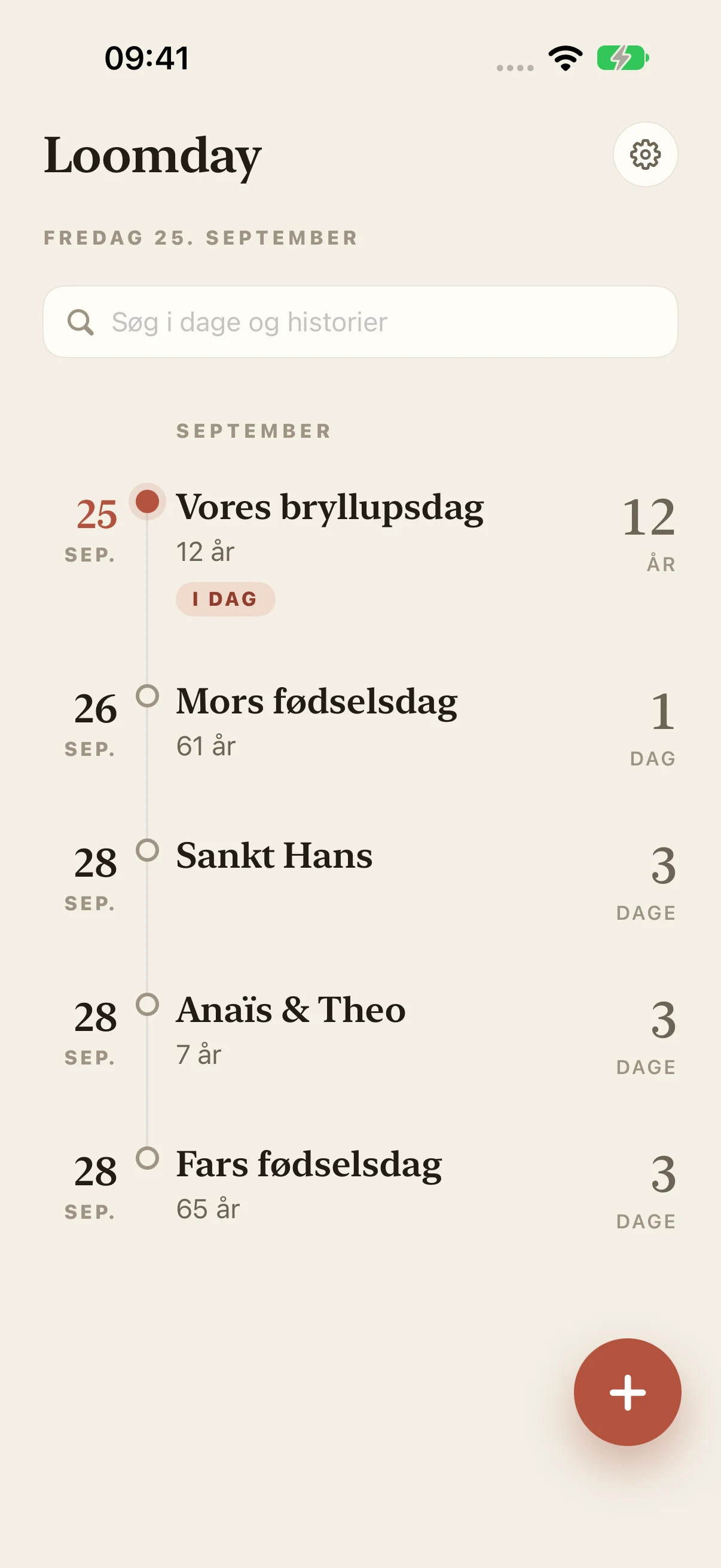 Fødselsdagskalender Med Påmindelse — Loomday