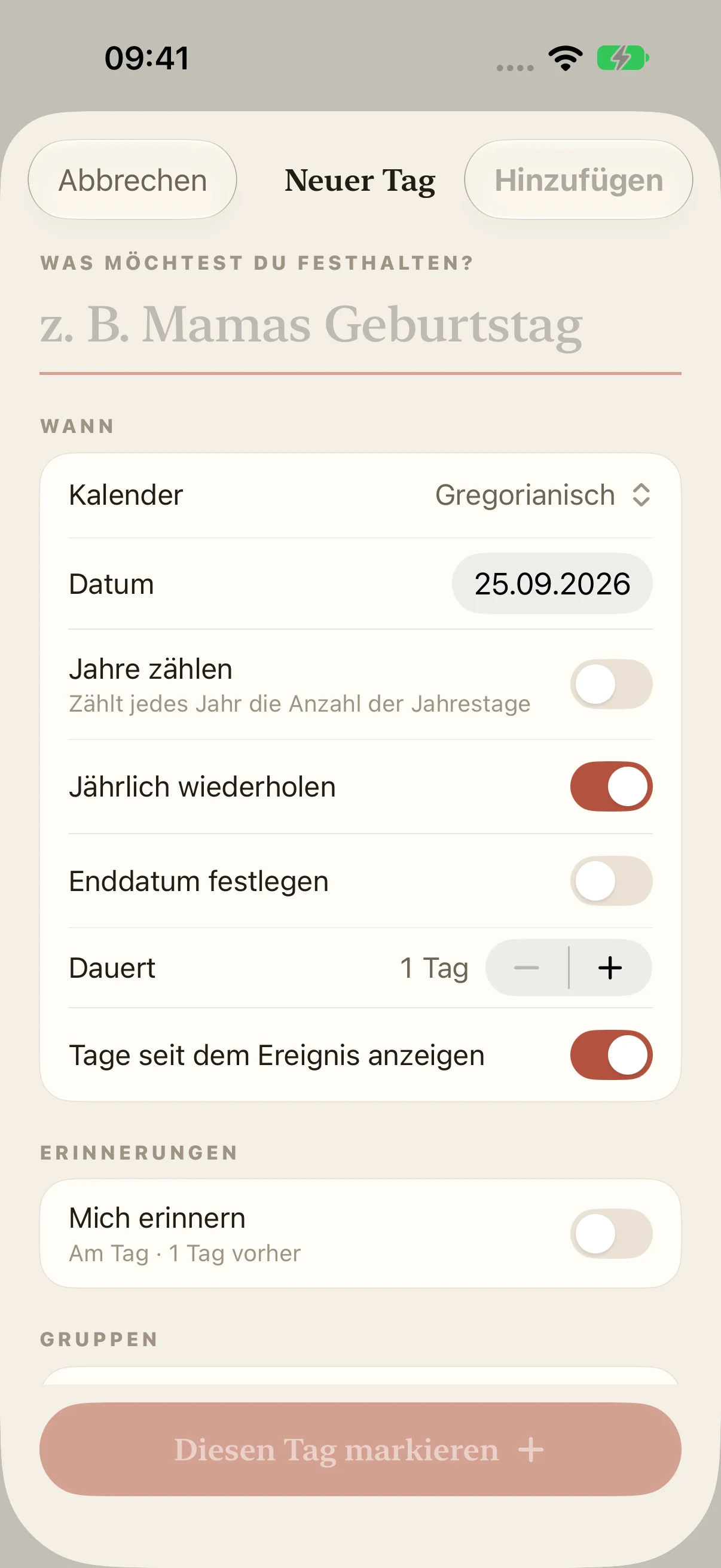 Geburtstagskalender Kostenlos Mit Erinnerung — Loomday