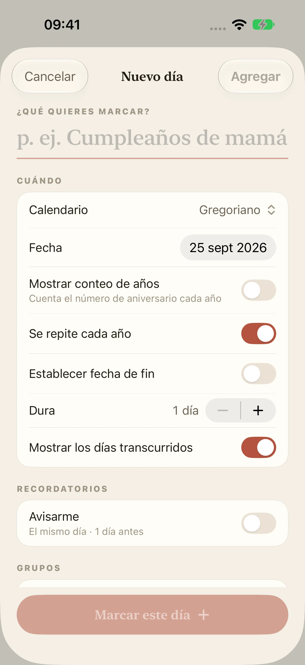 Recordatorio Cumpleaños Gratis Y Calendario — Loomday