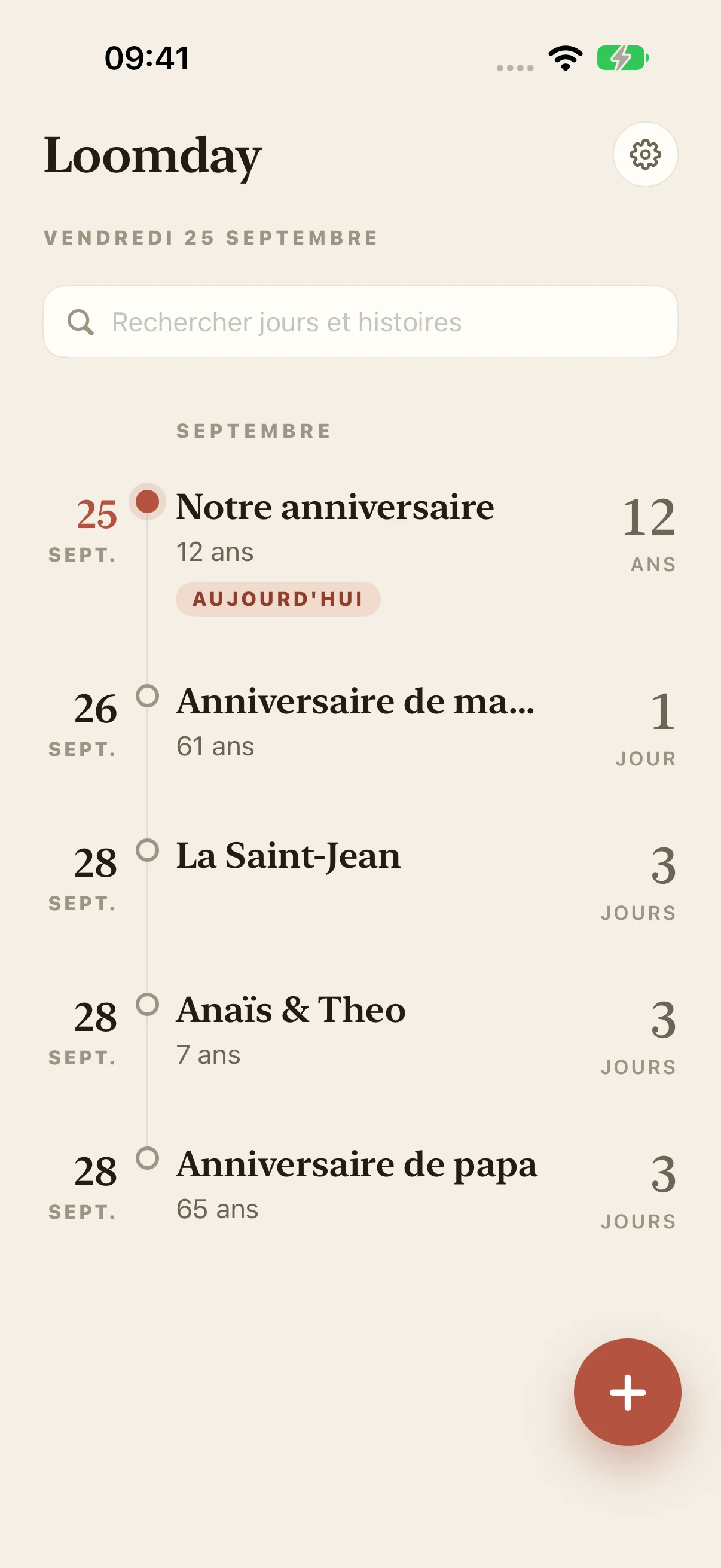 Rappel Anniversaire Et Calendrier — Loomday