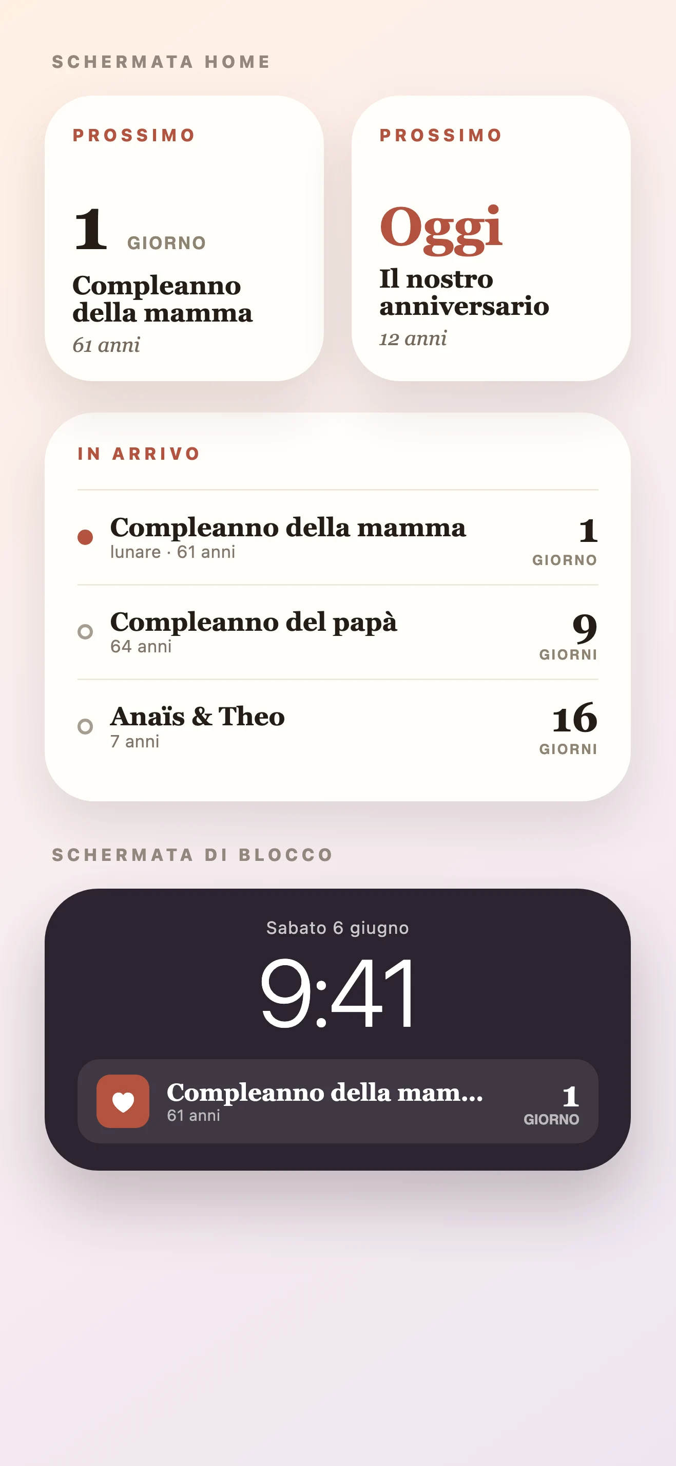 Widget Conto Alla Rovescia Compleanno — Loomday