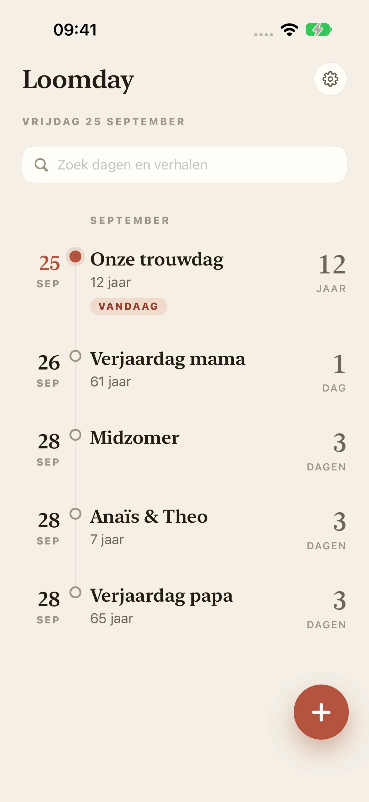 Verjaardagskalender Met Herinnering — Loomday