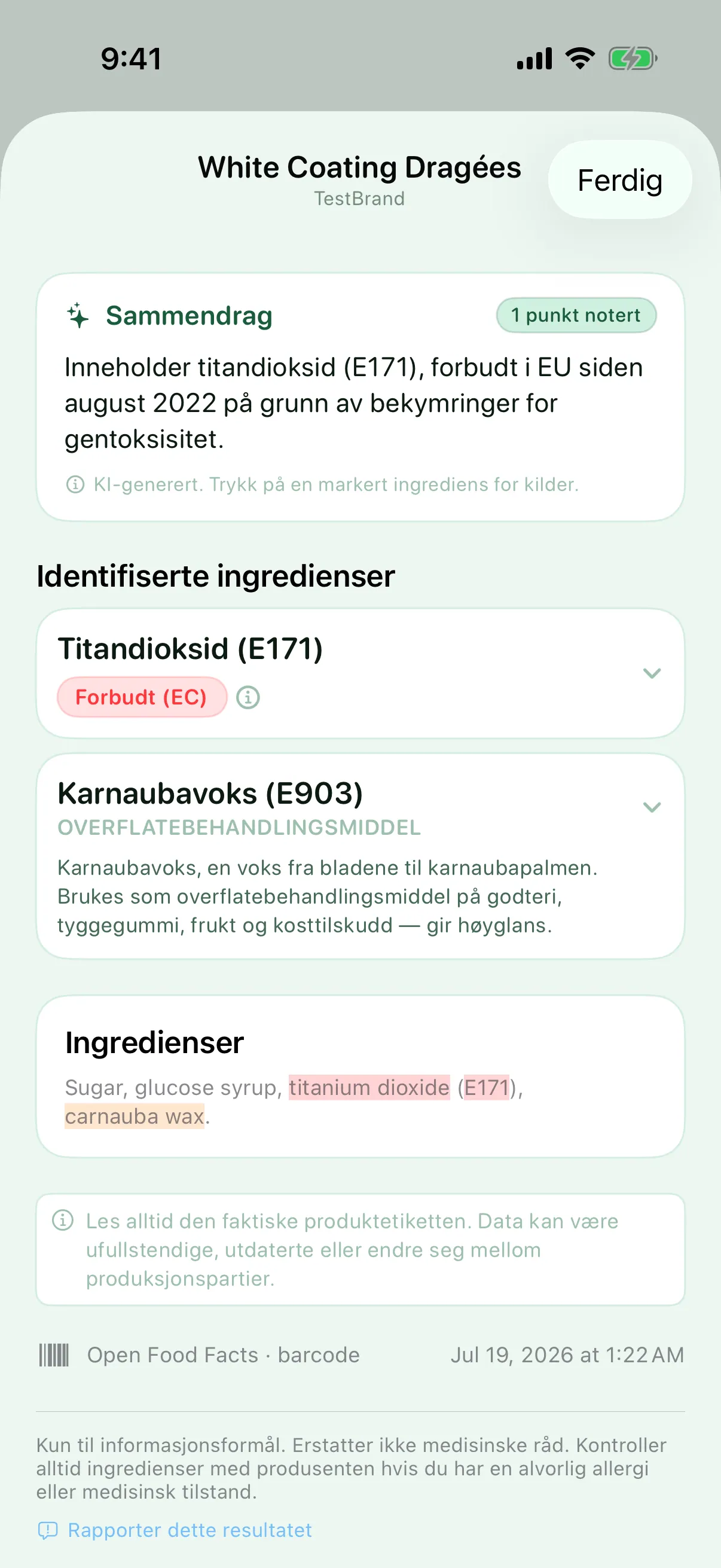 Regulert ulikt verden over — Myredient