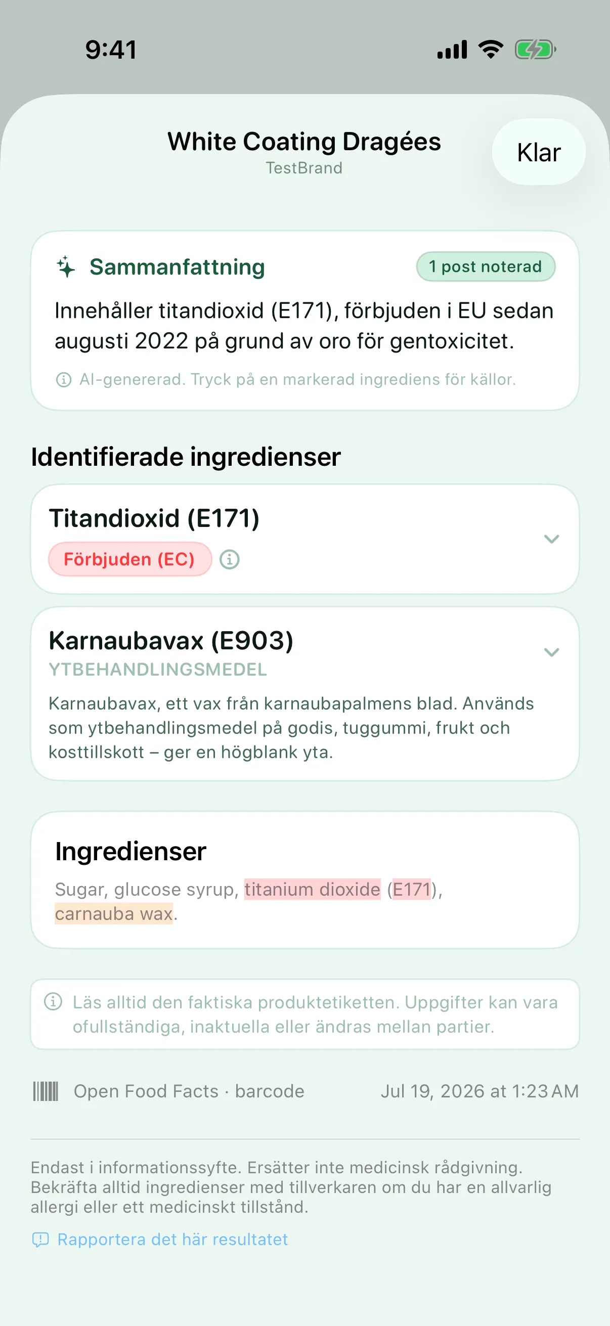 Regleras olika världen över — Myredient